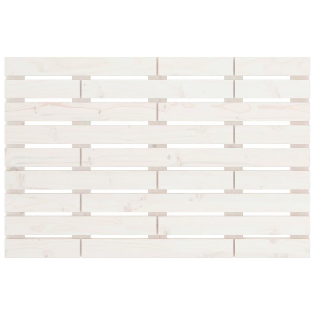 Wall Headboard White 96 cm Solid Wood Pine
