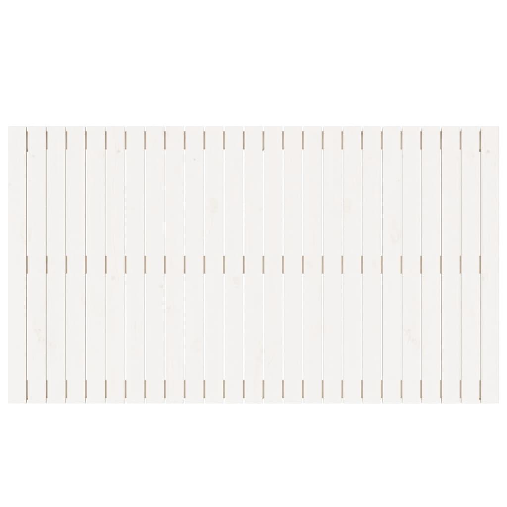 Wall Headboard White 159.5 cm Solid Wood Pine