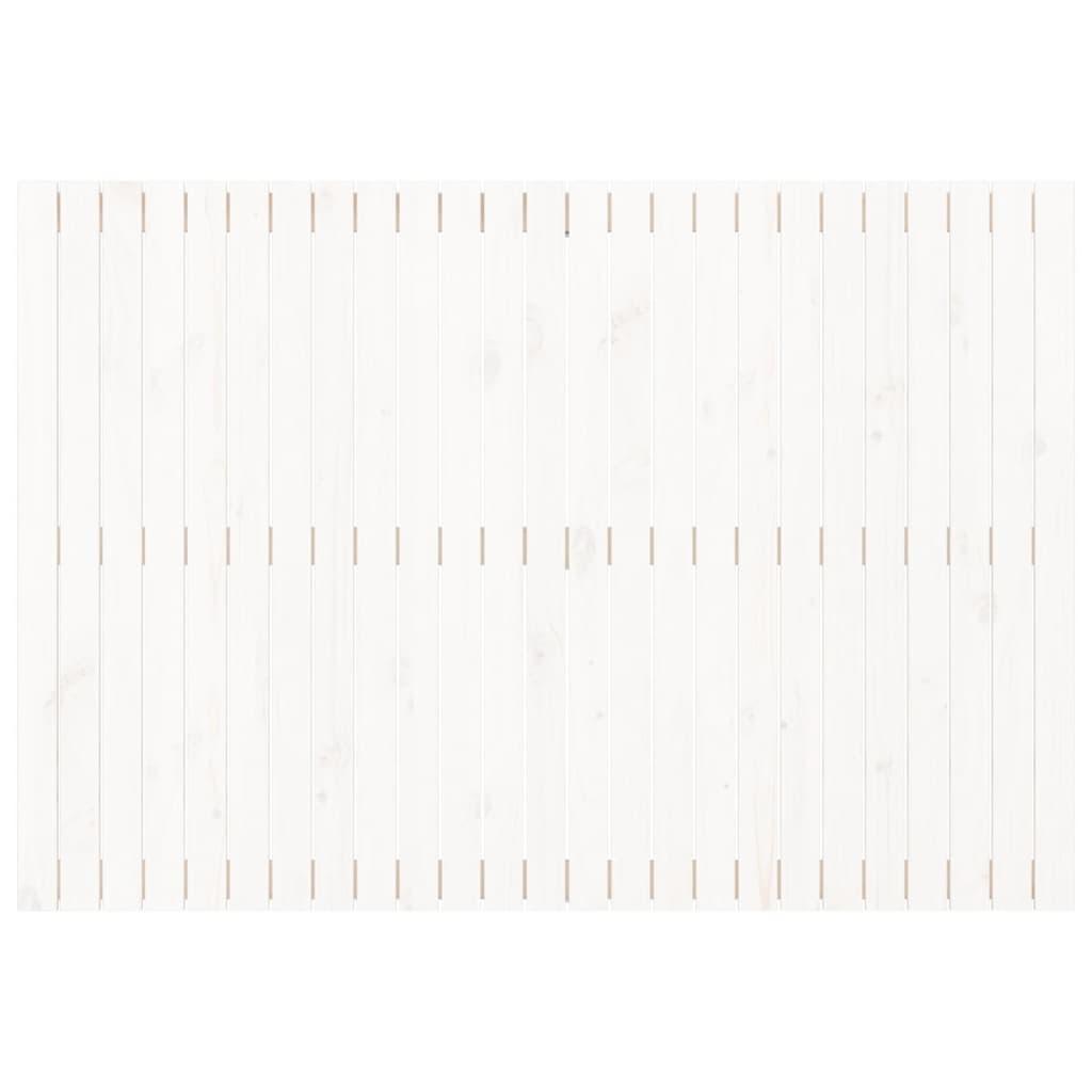 Wall Headboard White 159.5 cm Solid Wood Pine