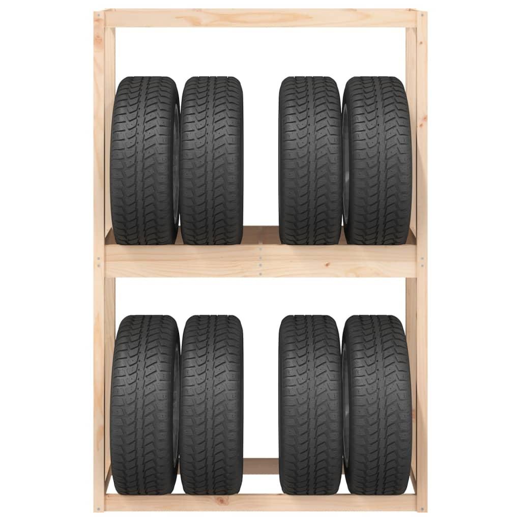Tire Rack 120x40x180 cm Solid Wood Pine