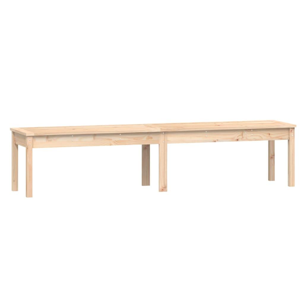 2-Seater Garden Bench 203.5x44x45 cm Solid Wood Pine