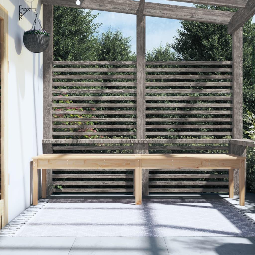2-Seater Garden Bench 203.5x44x45 cm Solid Wood Pine