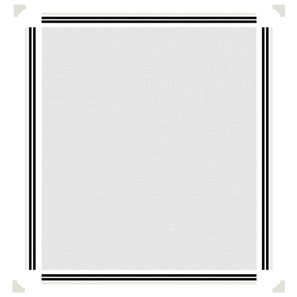 Magnetic Insect Screen for Windows White 130x150 cm