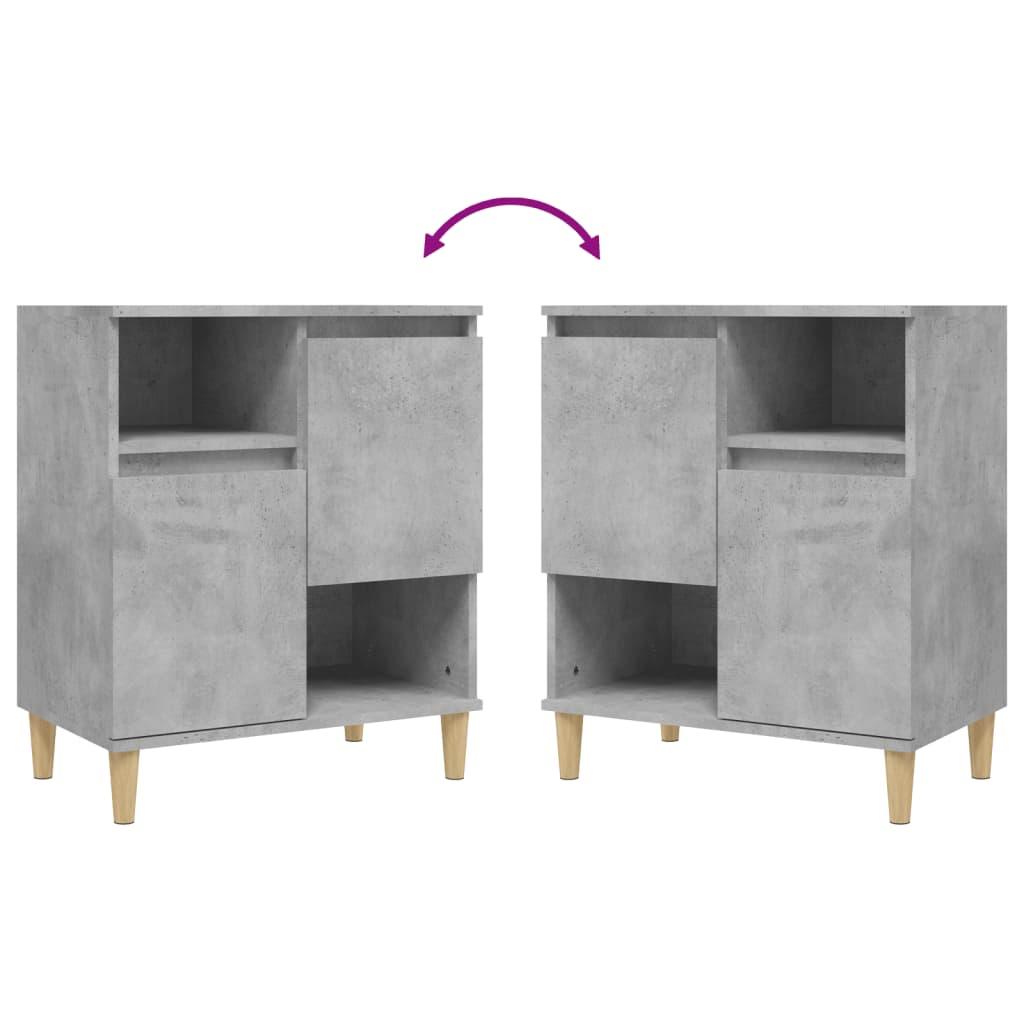 Sideboard Concrete Grey 60x35x70 cm Engineered Wood