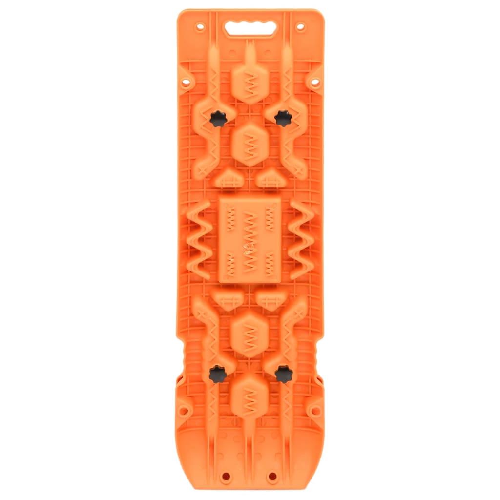 Traction Boards 2 pcs Orange 107x31x7 cm Nylon