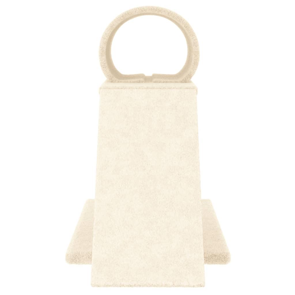 Cat Scratching Posts with Tunnel and Ladder Cream 55.5 cm