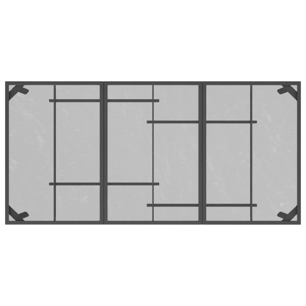 Garden Table Anthracite 165x80x72 cm Steel Mesh