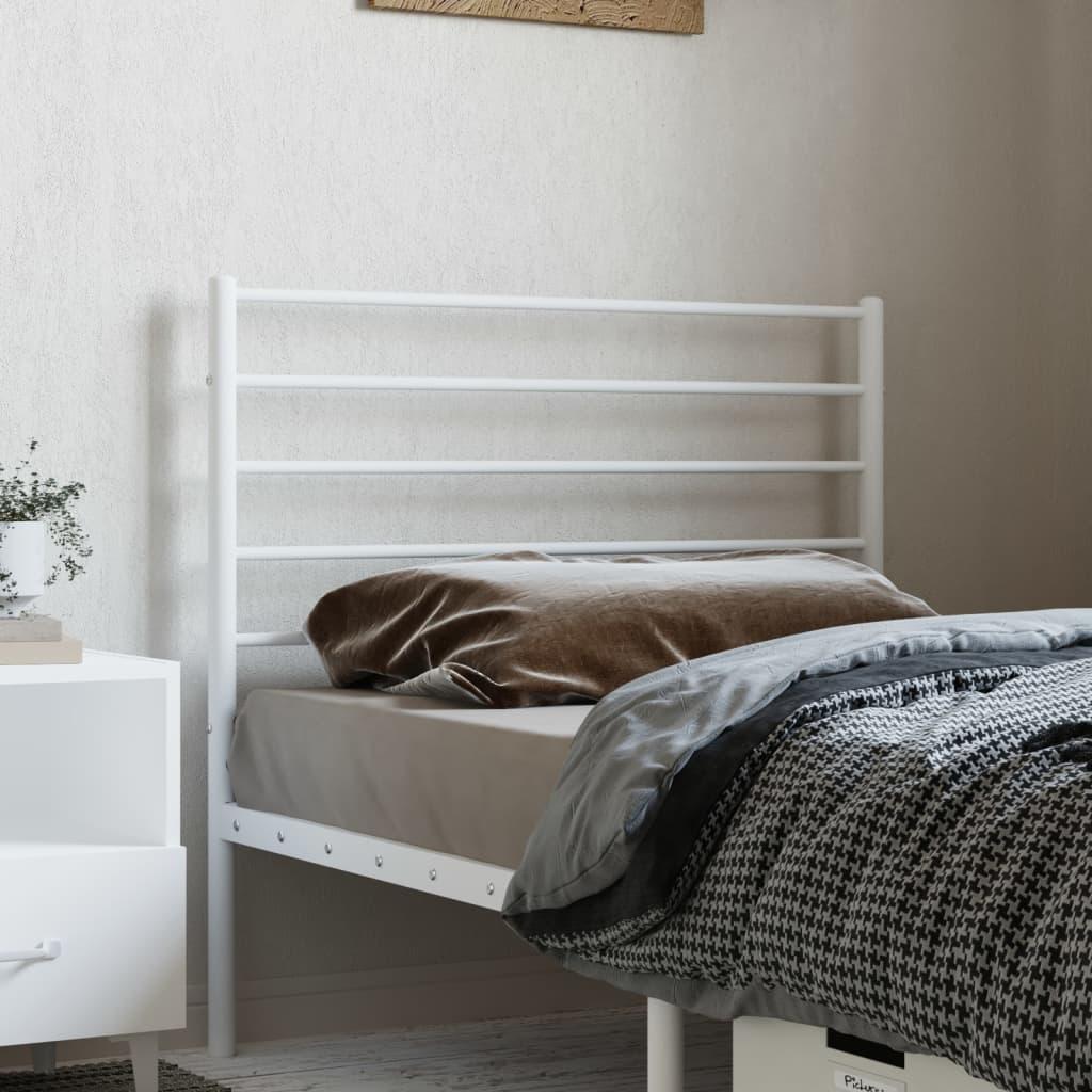 Metal Replace Headboard White 107 cm