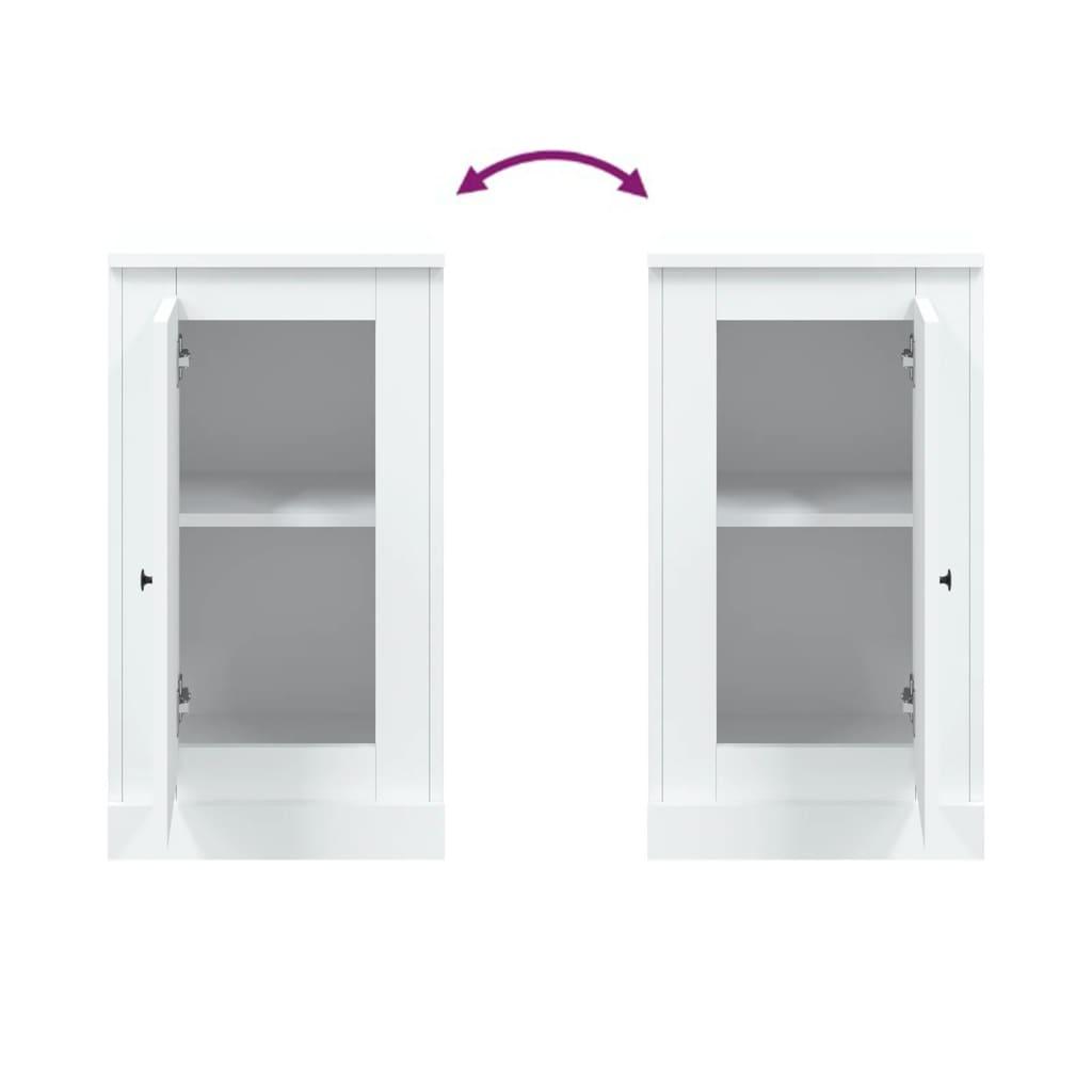 Sideboards 2 pcs White 37.5x35.5x67.5 cm Engineered Wood
