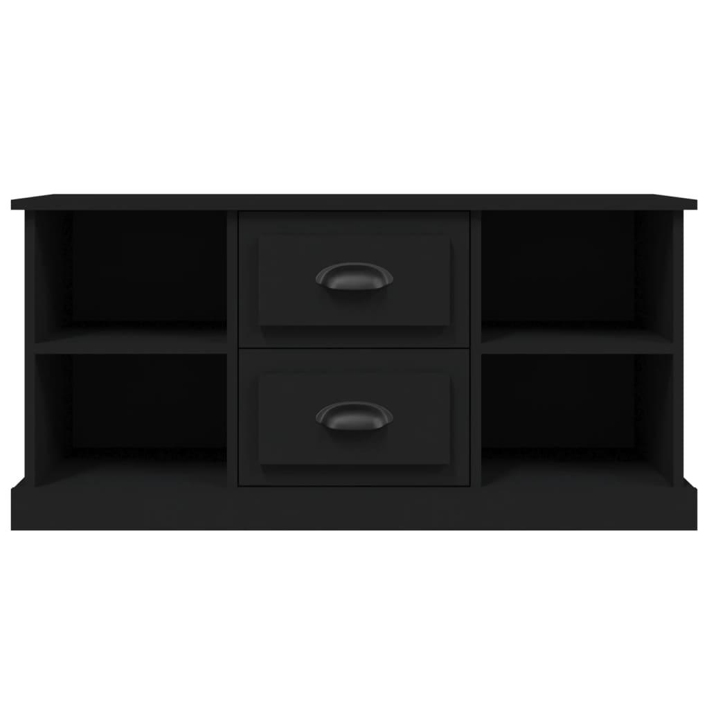 TV Cabinet Black 99.5x35.5x48 cm Engineered Wood