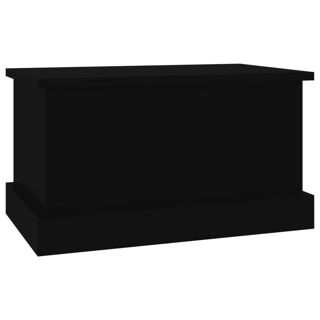 Storage Box Black 50x30x28 cm Engineered Wood