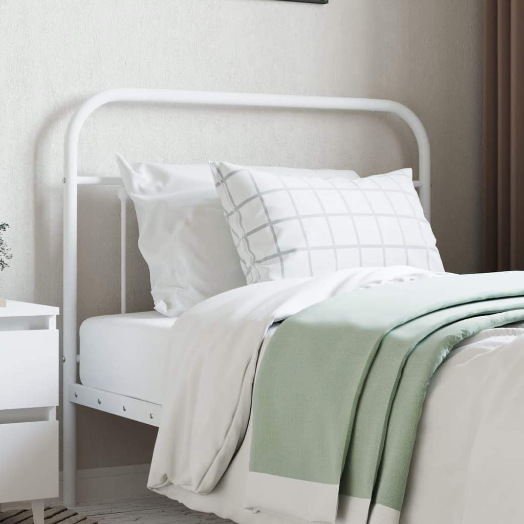 Metal Replace Headboard White 107 cm