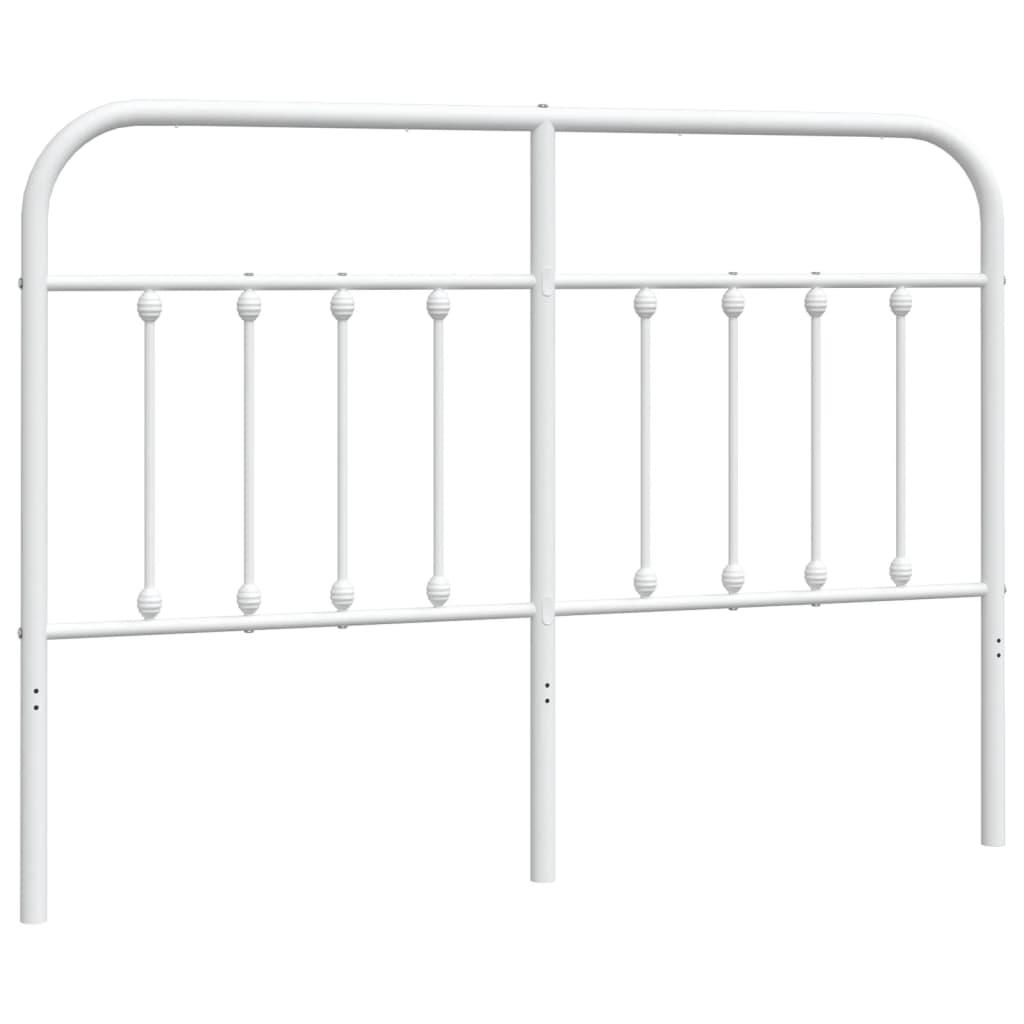 Metal Replace Headboard White 135 cm