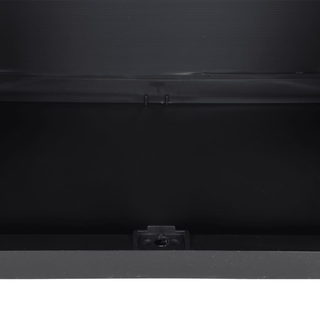 Outdoor Storage Cabinet Grey and Black 65x37x85 cm PP
