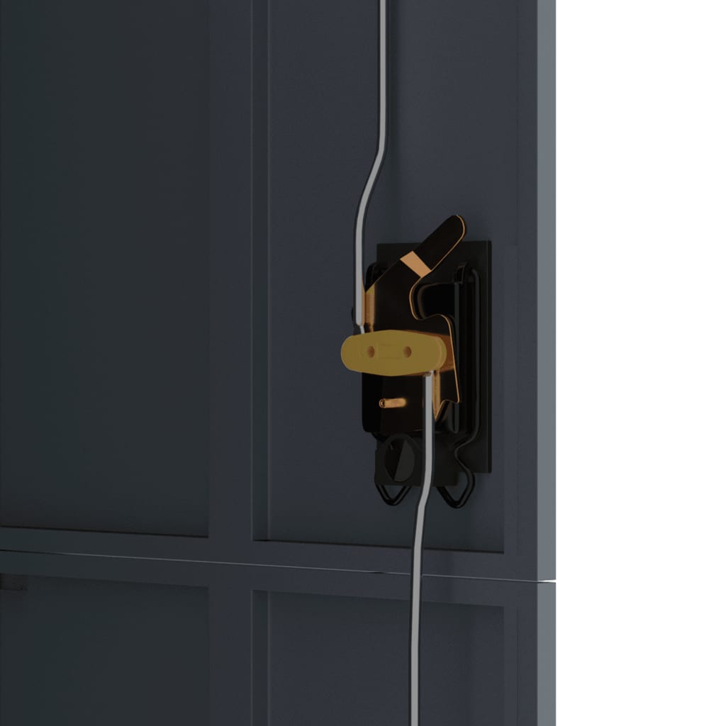 File Cabinet Anthracite 90x40x180 cm Steel
