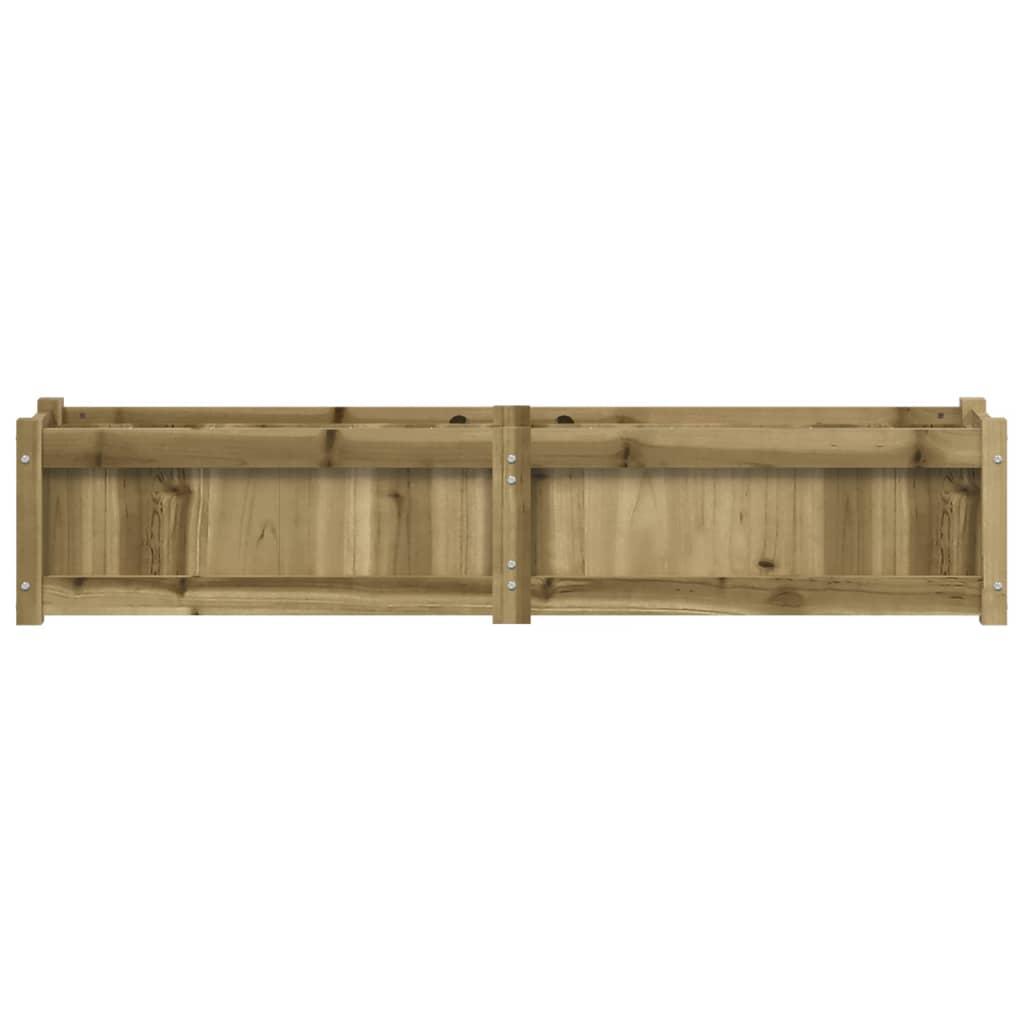 Garden Planter 150x31x31 cm Impregnated Wood Pine