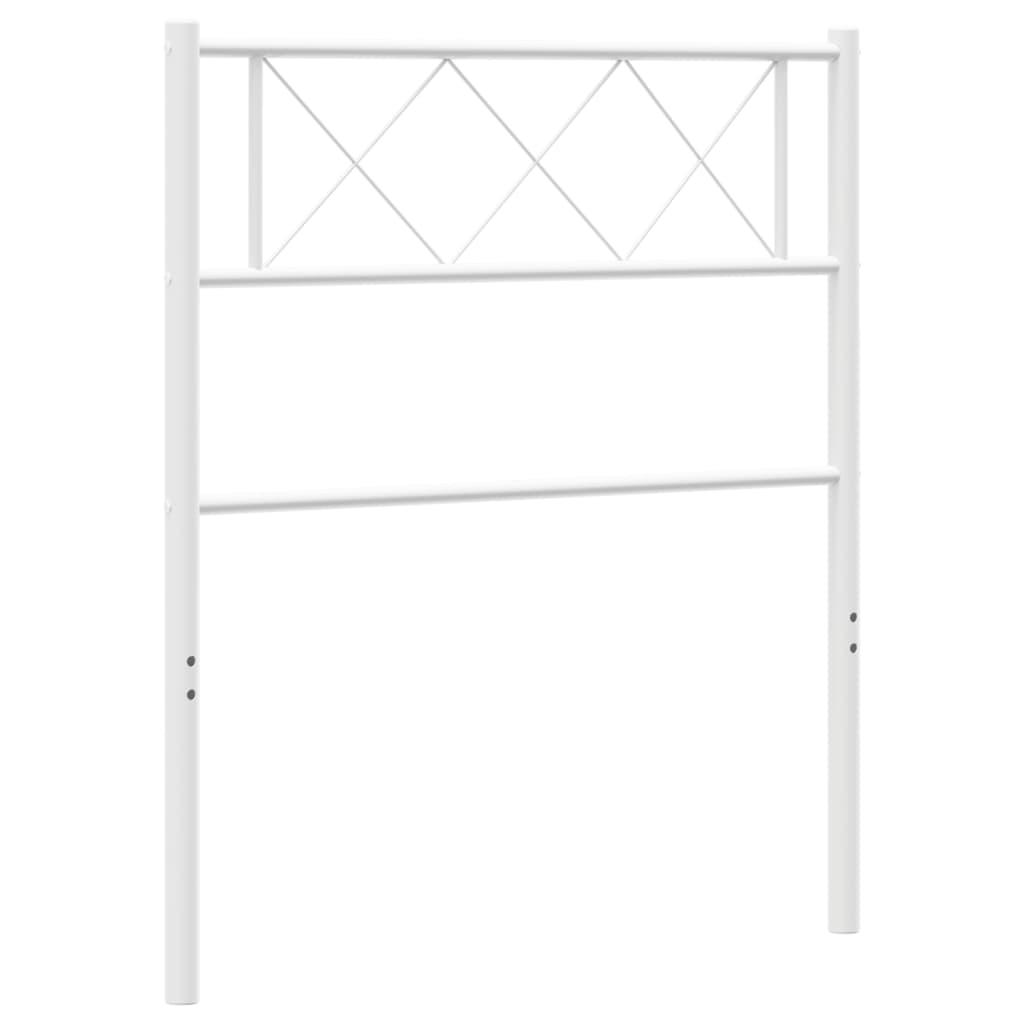 Metal Replace Headboard White 107 cm