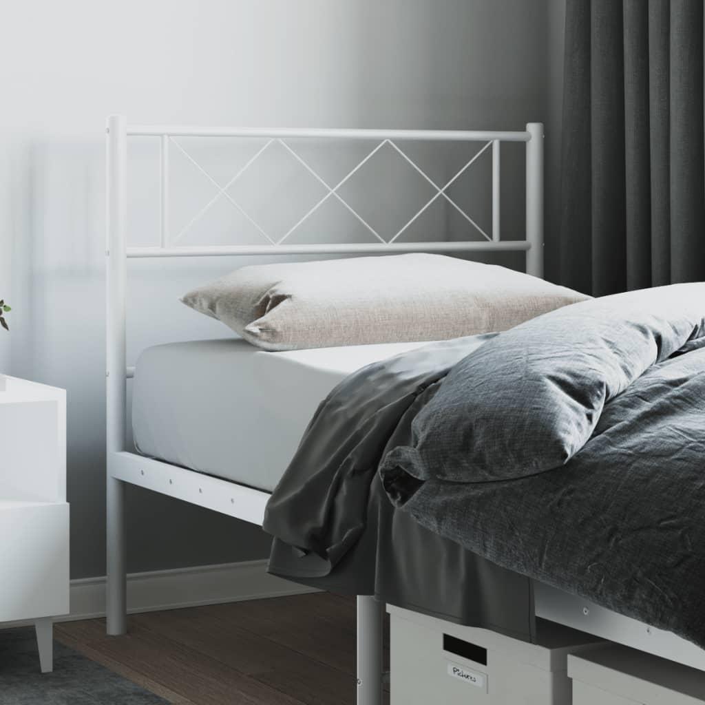 Metal Replace Headboard White 107 cm