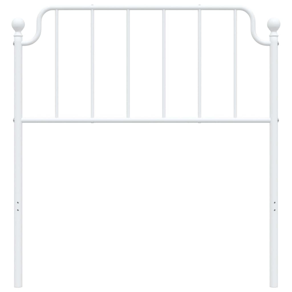 Metal Replace Headboard White 90 cm