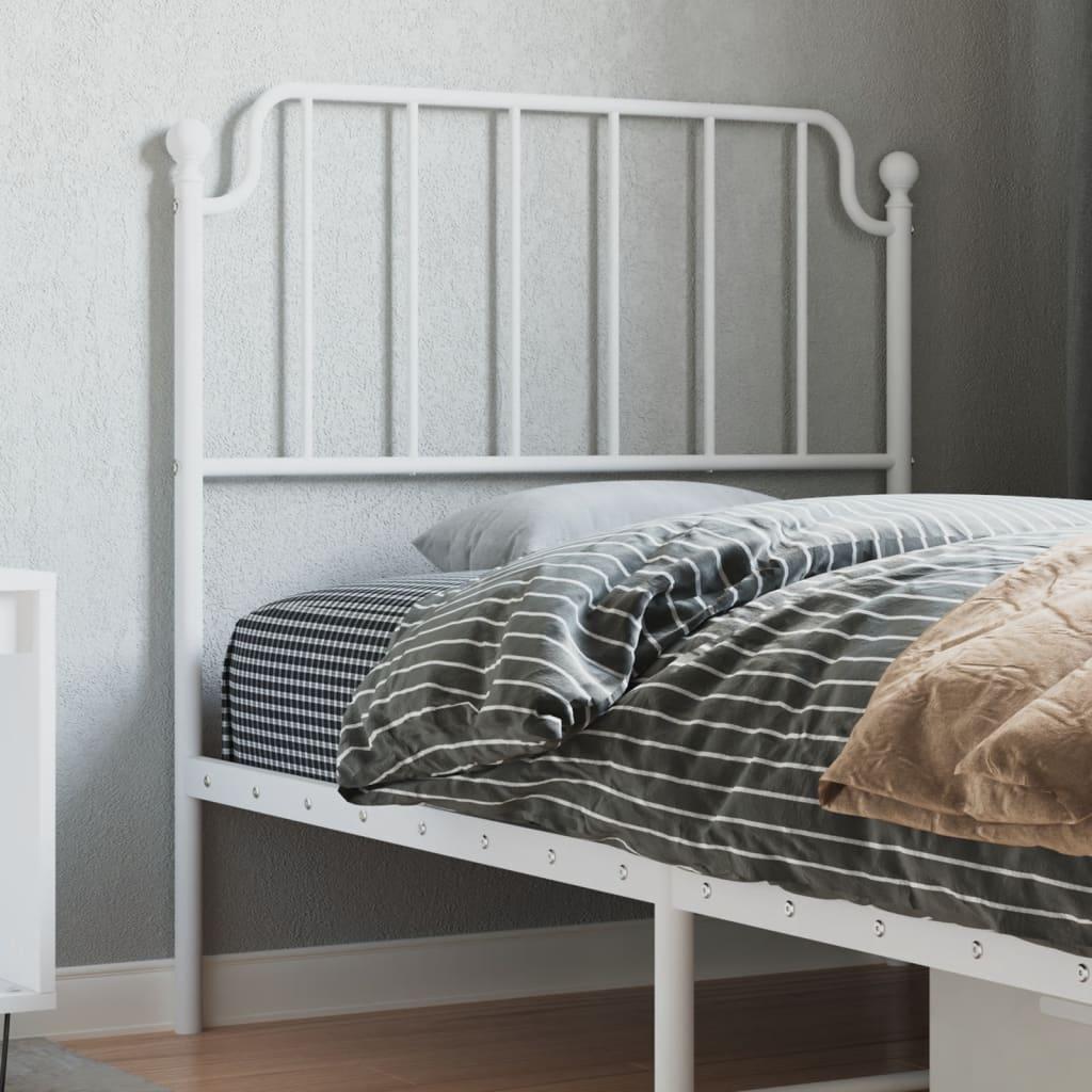 Metal Replace Headboard White 90 cm