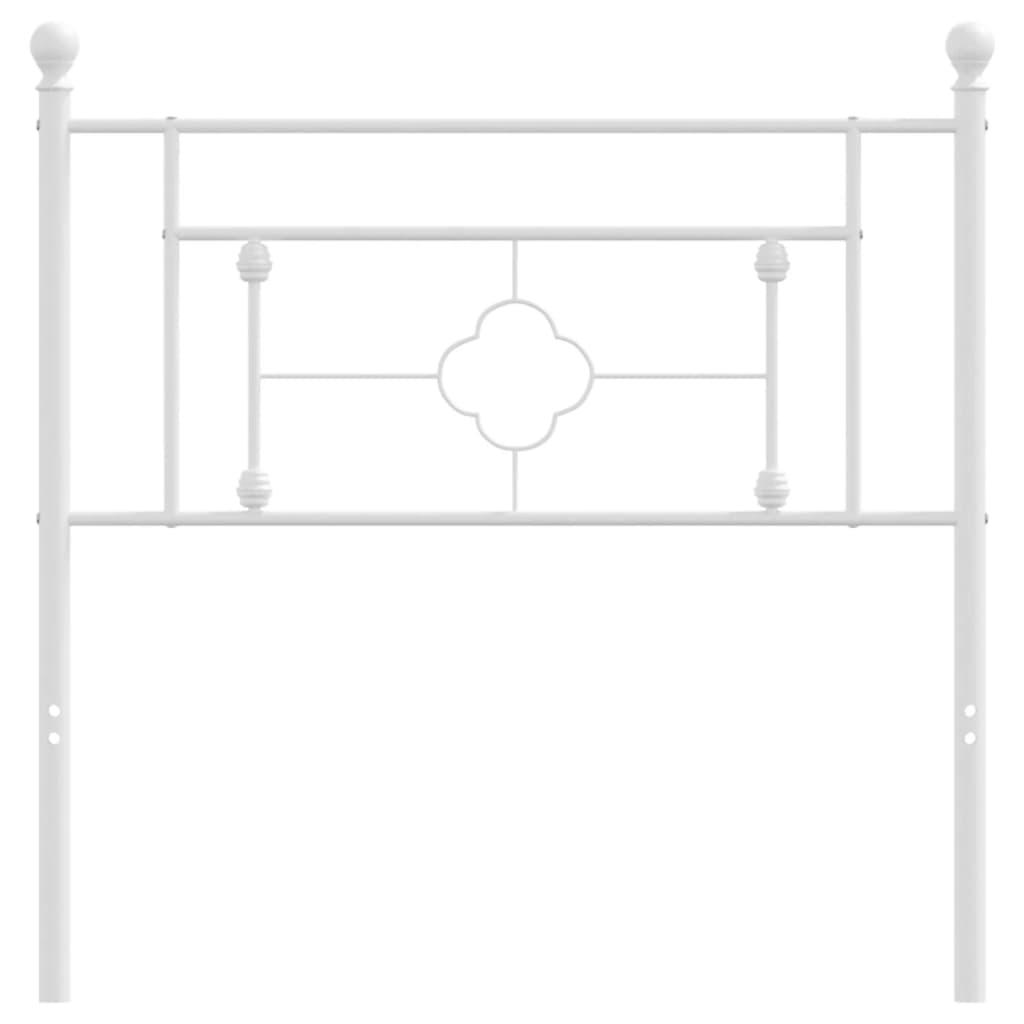 Metal Replace Headboard White 90 cm