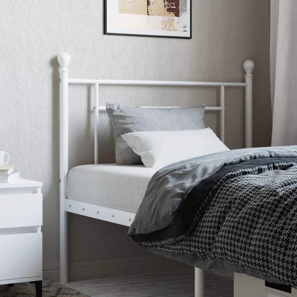 Metal Replace Headboard White 90 cm