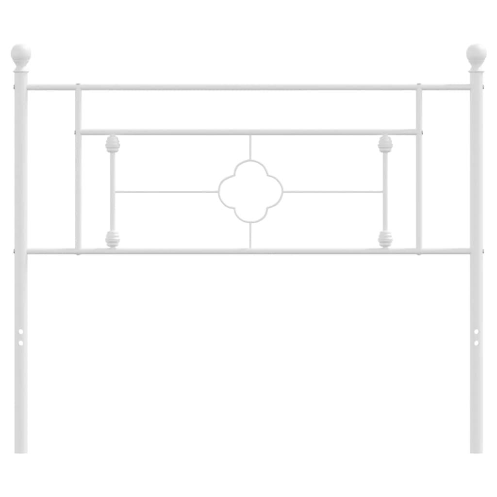 Metal Replace Headboard White 107 cm