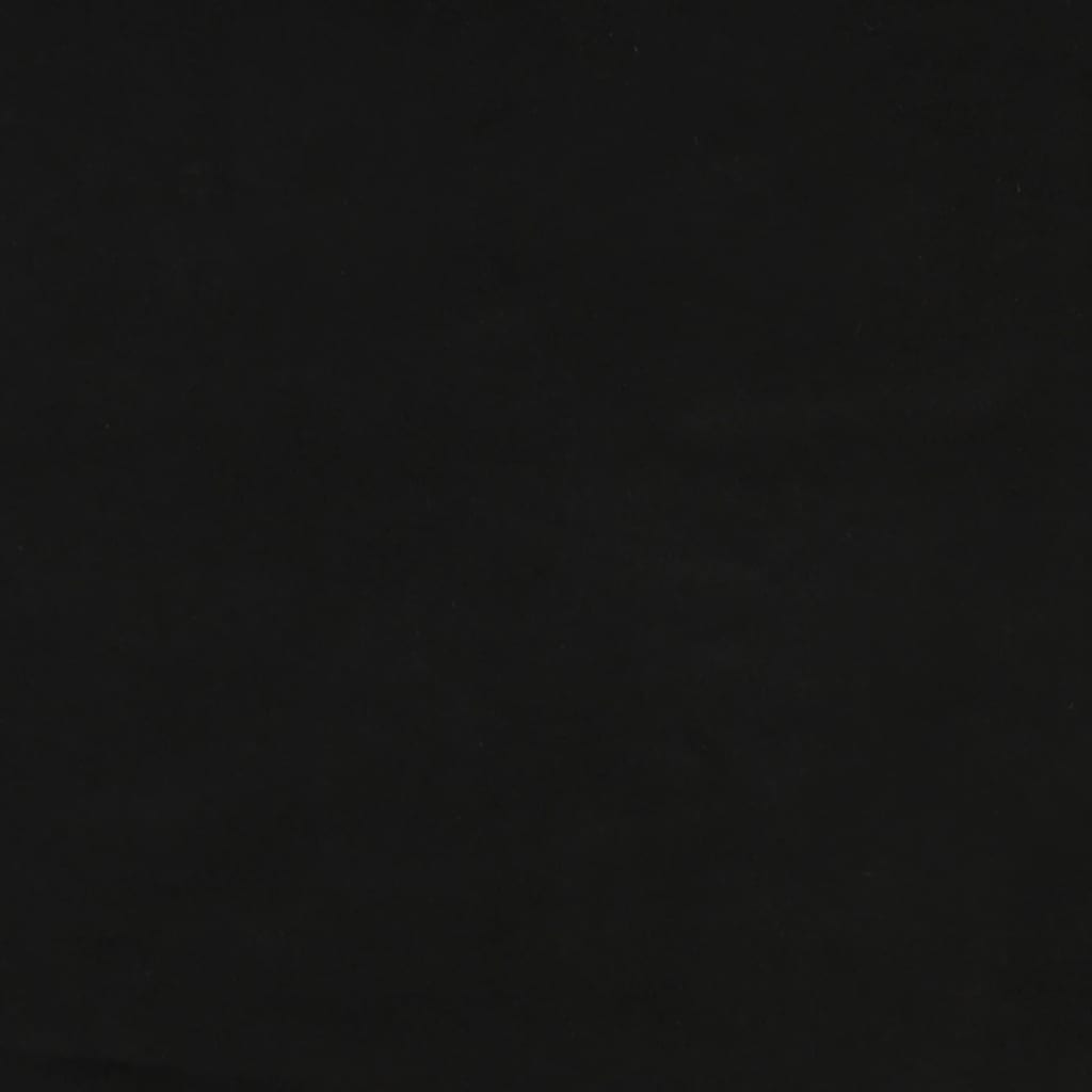 2-Seater Sofa Bed Black Velvet