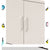 ArtissIn Buffet Sideboard Locker Metal Storage Cabinet - BASE White
