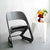 ArtissIn Set of 4 Dining Chairs Office Cafe Lounge Seat Stackable Plastic Leisure Chairs Grey