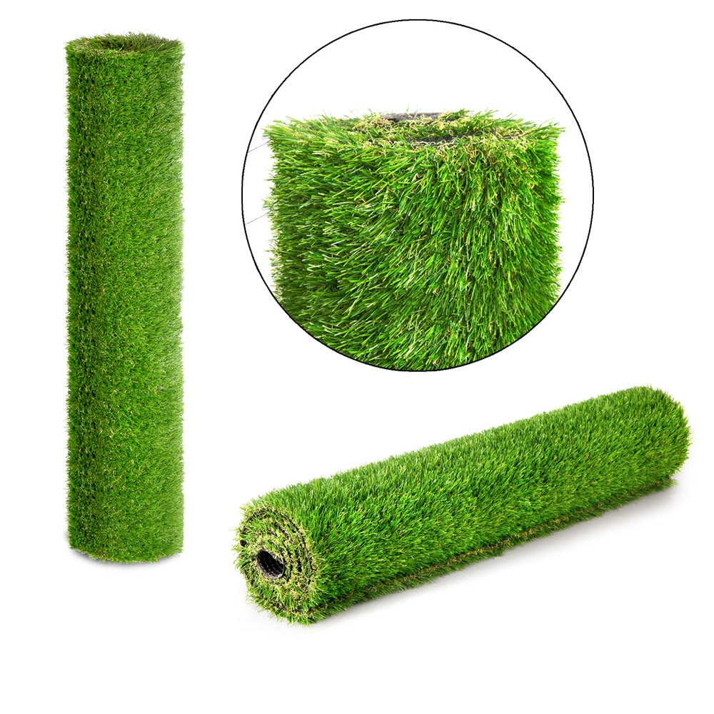 Primeturf Artificial Grass 20mm 1mx10m 10sqm Synthetic Fake Turf Plants Plastic Lawn 4-coloured