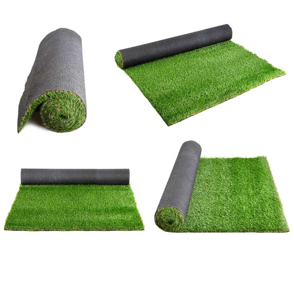Primeturf Artificial Grass 20mm 1mx10m 10sqm Synthetic Fake Turf Plants Plastic Lawn 4-coloured