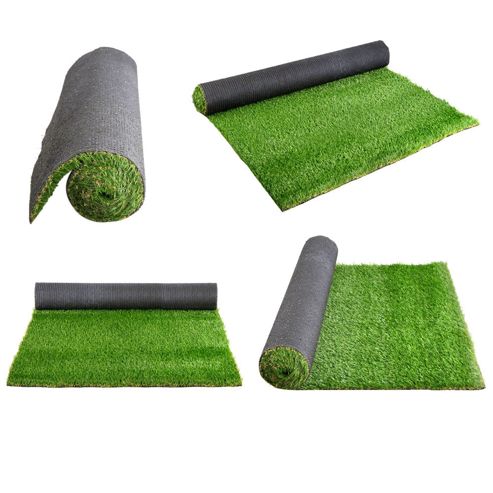 Primeturf Artificial Grass 30mm 1mx10m 10sqm Synthetic Fake Turf Plants Plastic Lawn 4-coloured