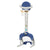 Everfit Kids Basketball Hoop Stand Adjustable 6-in-1 Sports Center Toys Set Blue