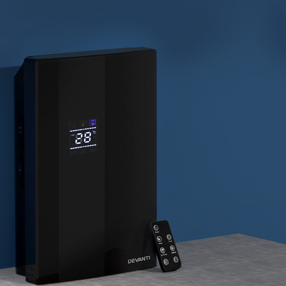 Devanti 2L Portable Dehumidifier Air Purify Dryer Home Office Moisture Absorber