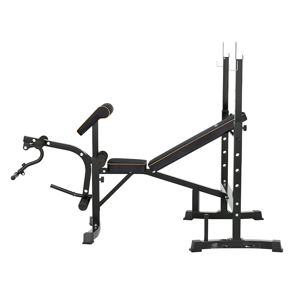 Everfit 10 In 1 Weight Bench Adjustable Home Gym Station Bench Press 330KG