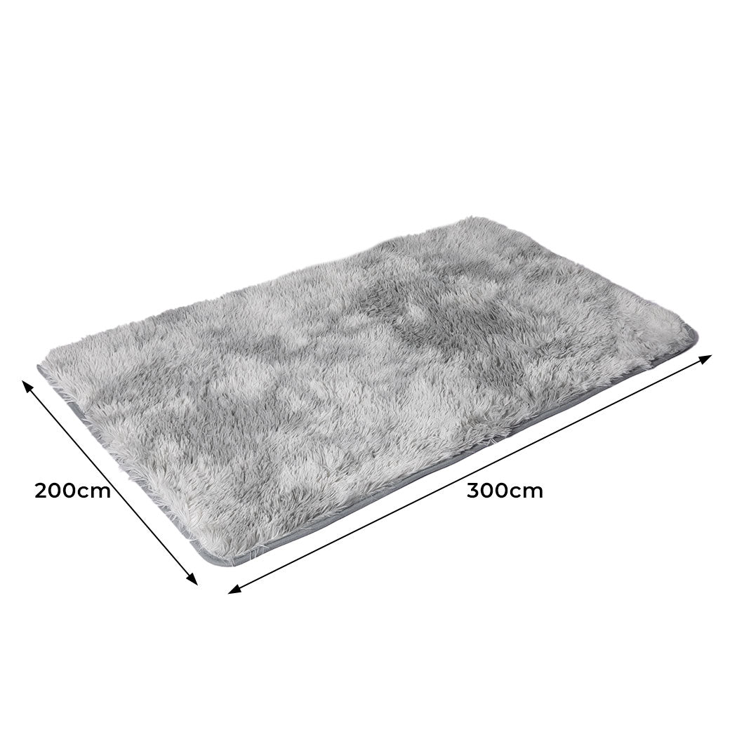 Floor Rug Shaggy Rugs Soft Large Carpet Area Tie-dyed Mystic 200x300cm