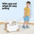 Keezi Kids Toy Box Container Children Chest Storage Clothes Organiser Wheels