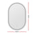 Embellir LED Wall Mirror With Light 50X75CM Bathroom Decor Oval Mirrors Vanity