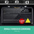 Devanti 3 Burner Portable Oven - Silver & Black