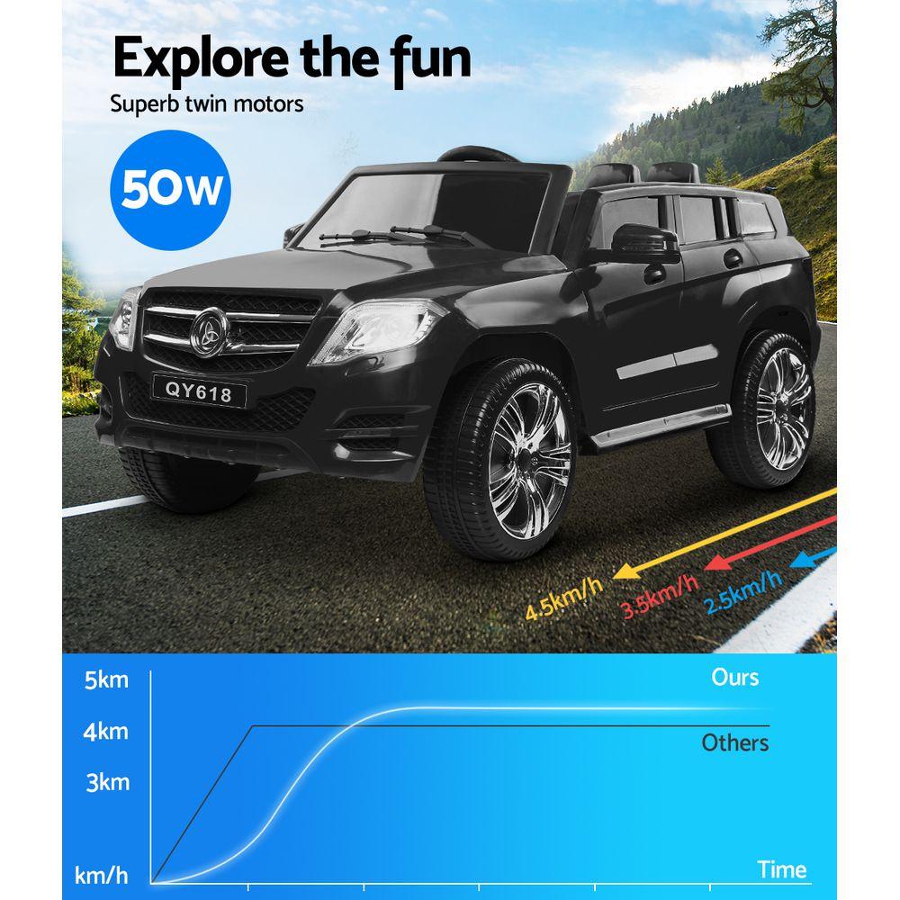 Rigo Kids Ride On Car - Black