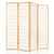 Artiss Room Divider Screen Wood Timber Dividers Fold Stand Wide Beige 4 Panel