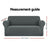 Artiss Sofa Cover Elastic Stretchable Couch Covers Grey 3 Seater