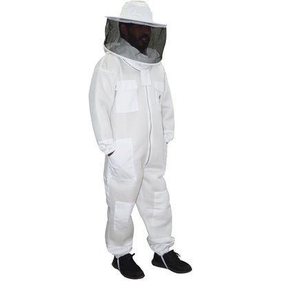 Beekeeping Bee Suit 2 Layer Mesh Round Head Style Ultra Cool & Light Weight - S