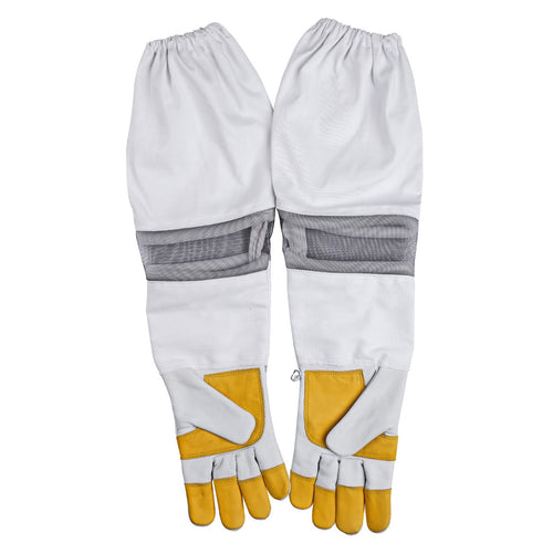 Beekeeping Bee Gloves Cow Hide Ventilated Heavy Duty Gloves M
