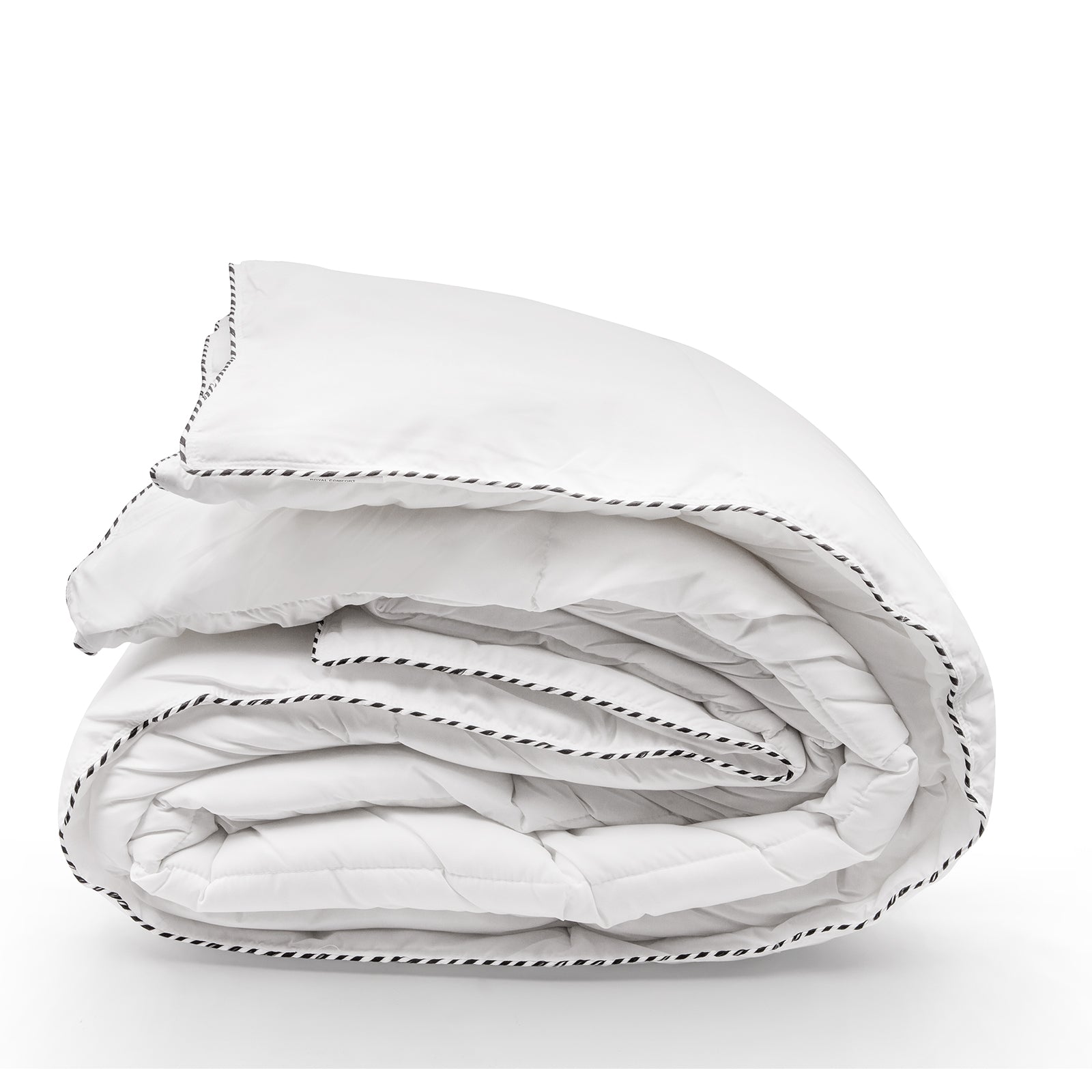 Royal Comfort Bamboo Blend Quilt 250GSM Luxury Duvet 100% Cotton Cover - Double - White