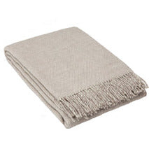 Cambridge Throw - 100% NZ Wool - Silver