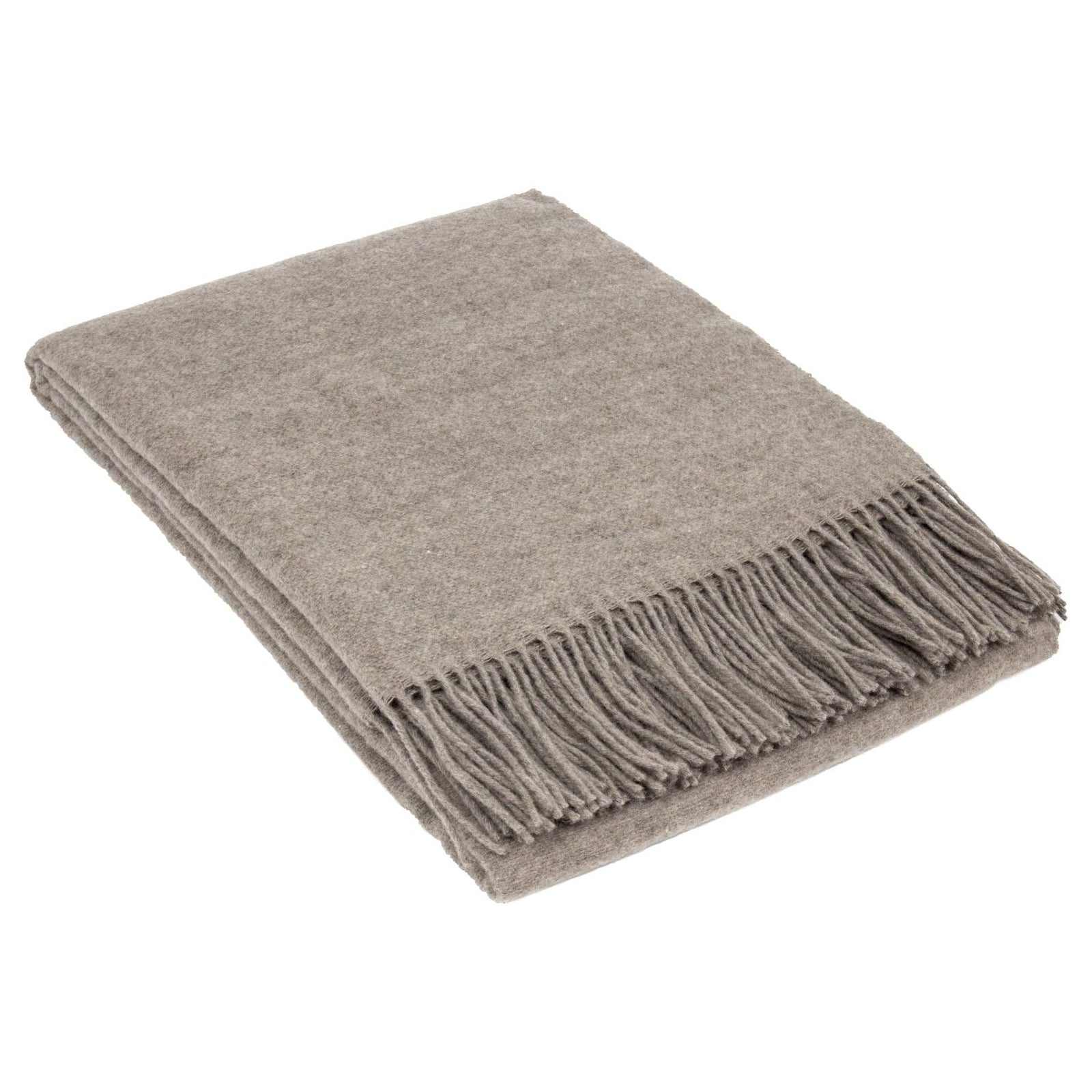 Chiswick Throw - Merino Wool/Cashmere - Stone