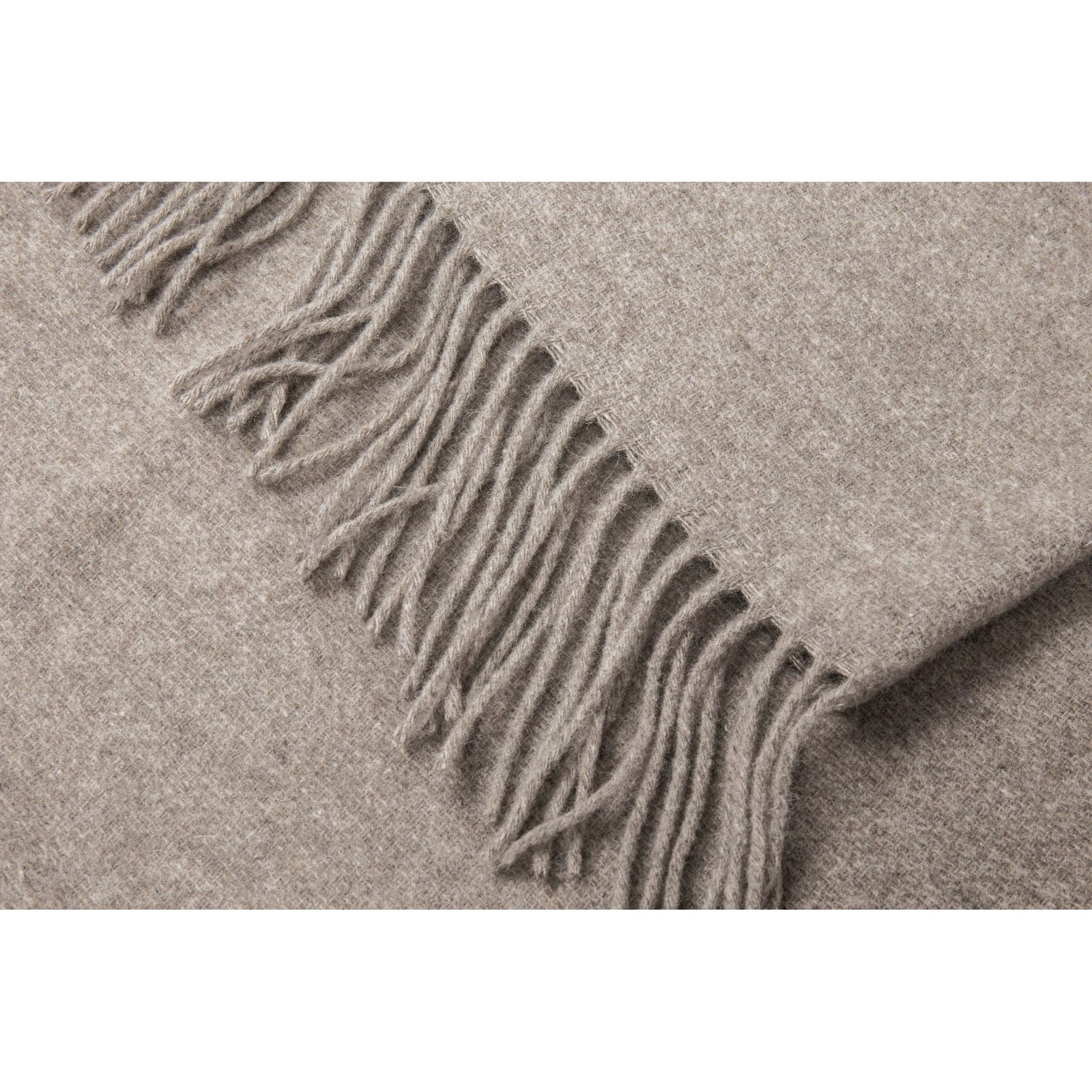Chiswick Throw - Merino Wool/Cashmere - Stone