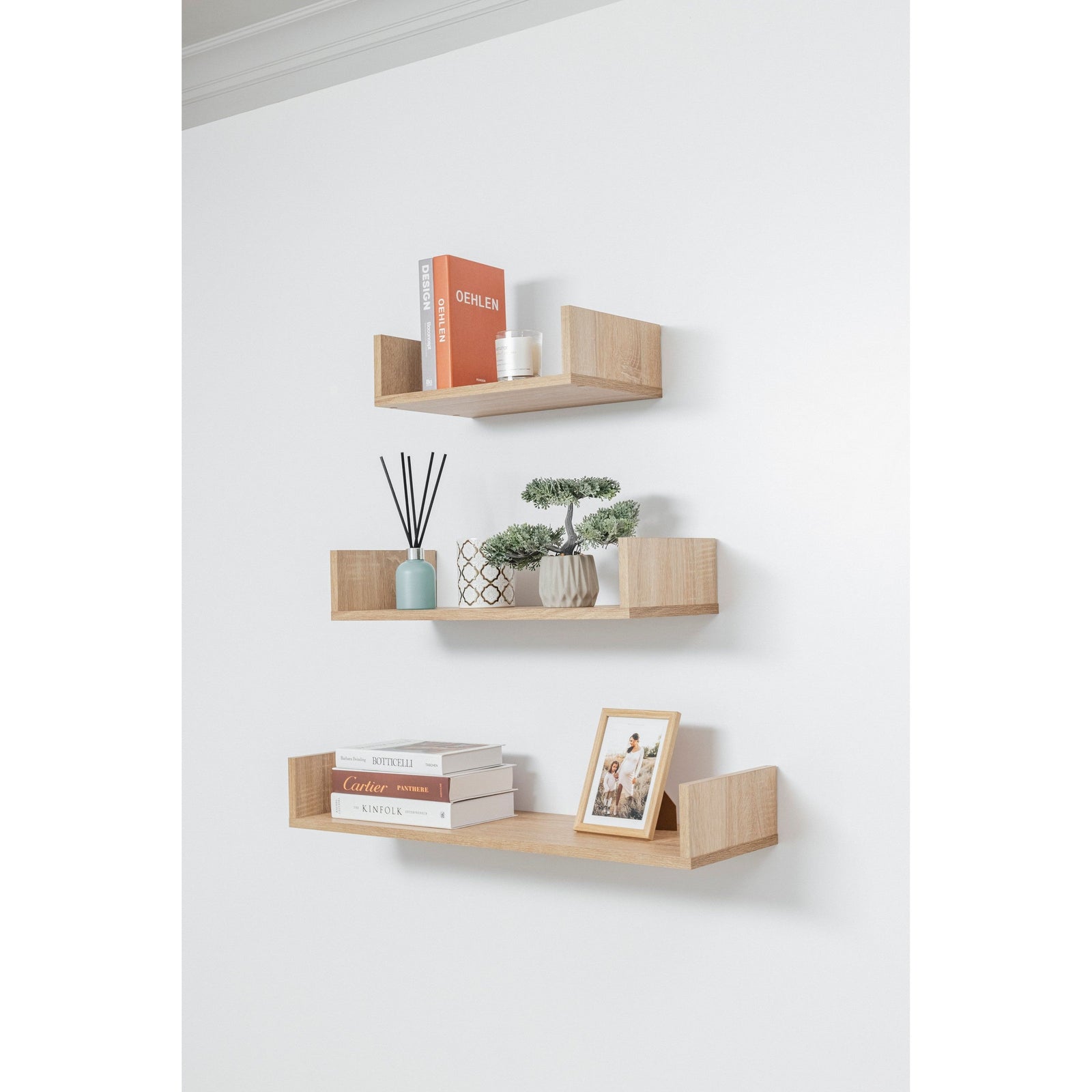 OSLO THREE PIECE SHELF KIT (OAK)